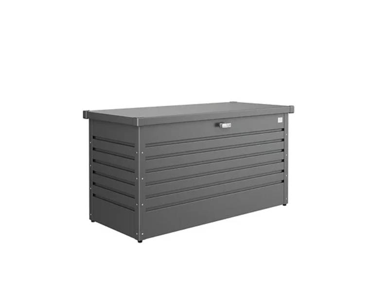 Coffre de jardin métal 460L Biohort gris foncé