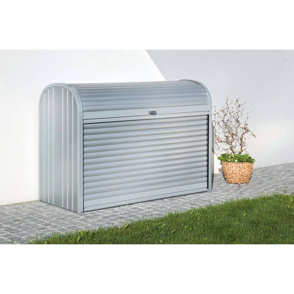 Gran cofre de jardín de metal impermeable 1526 litros - Imagen 4