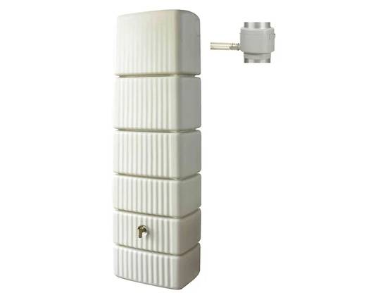 Garantia - Récupérateur d'eau de pluie murale 300L collecteur et robinet inclus Slim sable - GARANTIA - Image 5