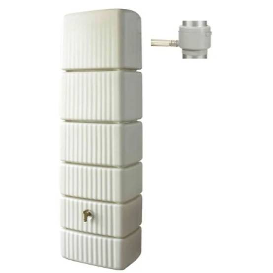 Garantia - Récupérateur d'eau de pluie murale 300L collecteur et robinet inclus Slim sable - GARANTIA - Image 4