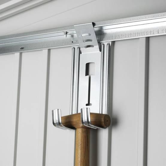 Abri de jardin métal 3,8 m² Ep. 0,53 mm Europa 3 Biohort gris - Image 2
