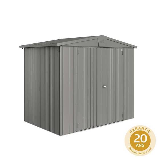 Abri de jardin métal 3,8 m² Ep. 0,53 mm Europa 3 Biohort gris - Image 10