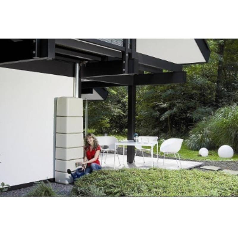 Garantia - Récupérateur d'eau de pluie murale 650L sable - GARANTIA - Image 4
