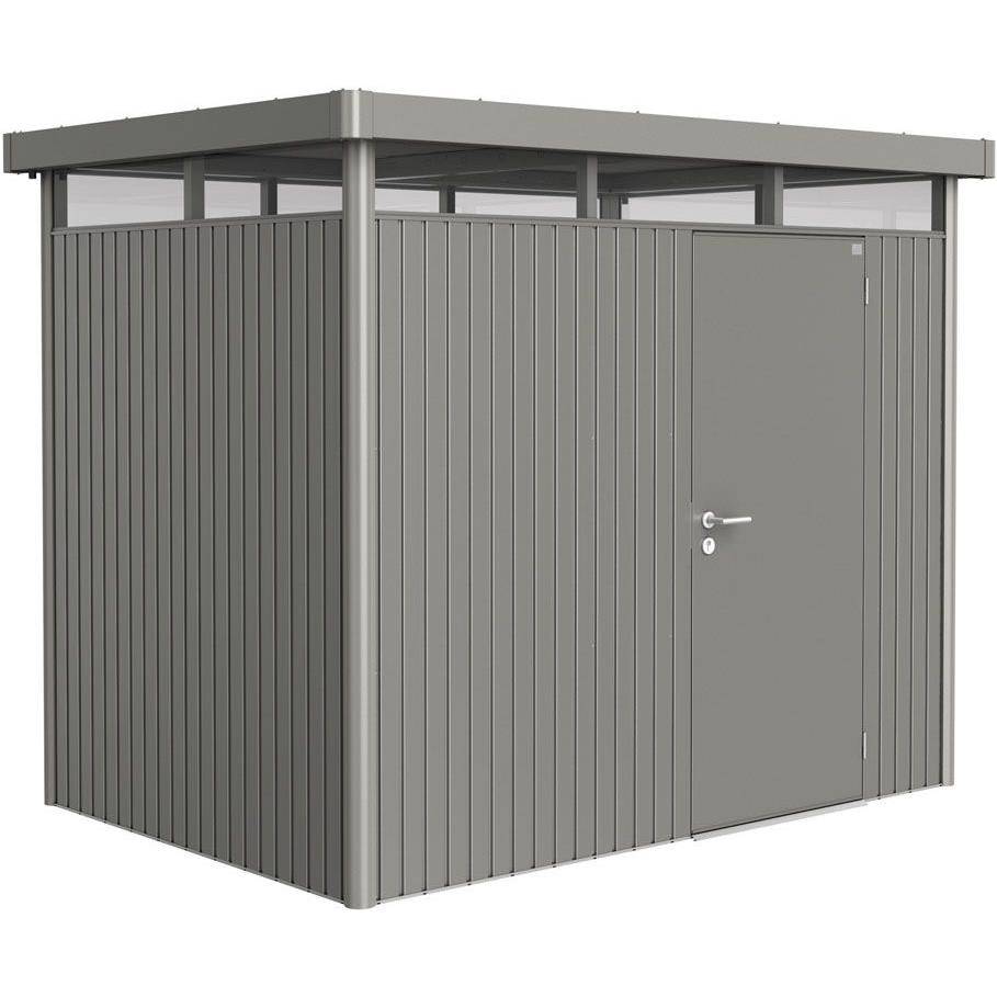 Biohort - Abri de jardin métal gris toit plat 5,36m² Ep.53mm HighLine - Biohort - Image 1