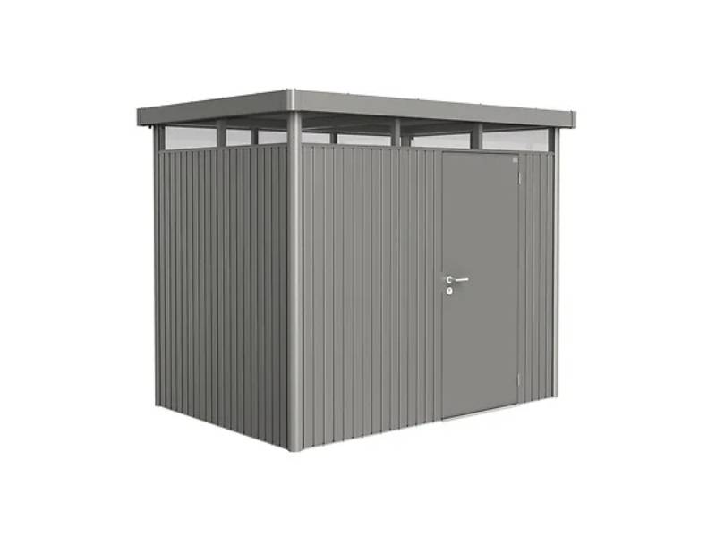 Biohort - Abri de jardin métal gris toit plat 5,36m² Ep.53mm HighLine - Biohort - Image 9