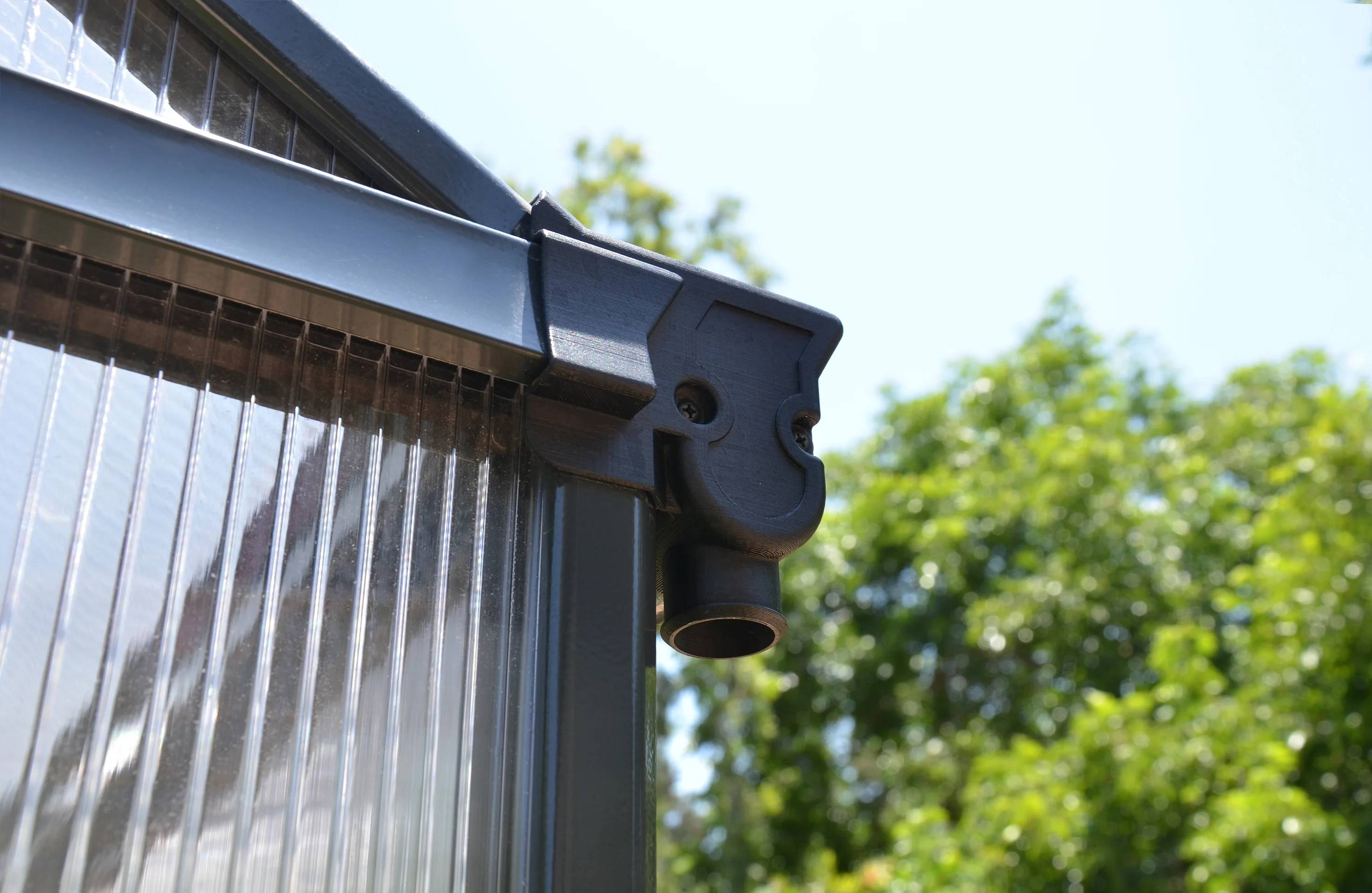 Canopia by Palram - Serre De Jardin Polycarbonate Double Paroi Gris Anthracite 5,7 m² – PALRAM - Image 21