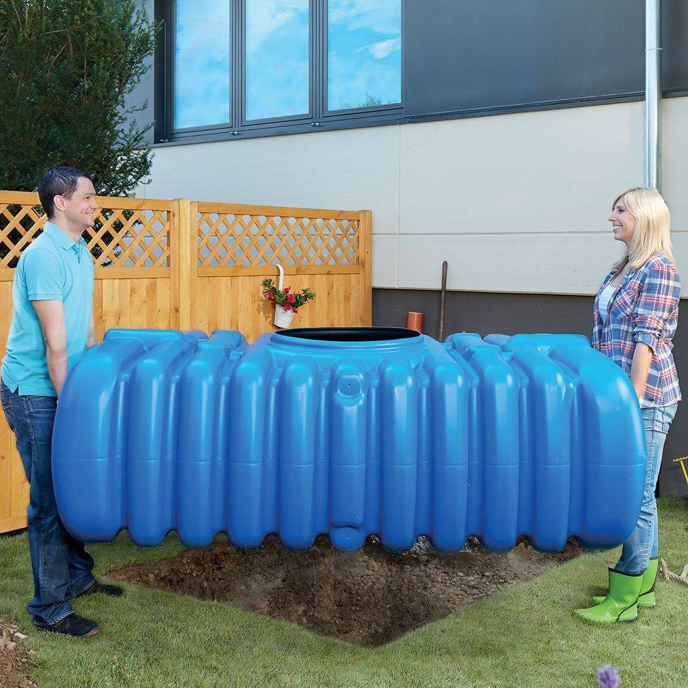 Garantia - Récupérateur d'eau de pluie cuve à enterrer 3000 L bleu – GARANTIA - Image 10