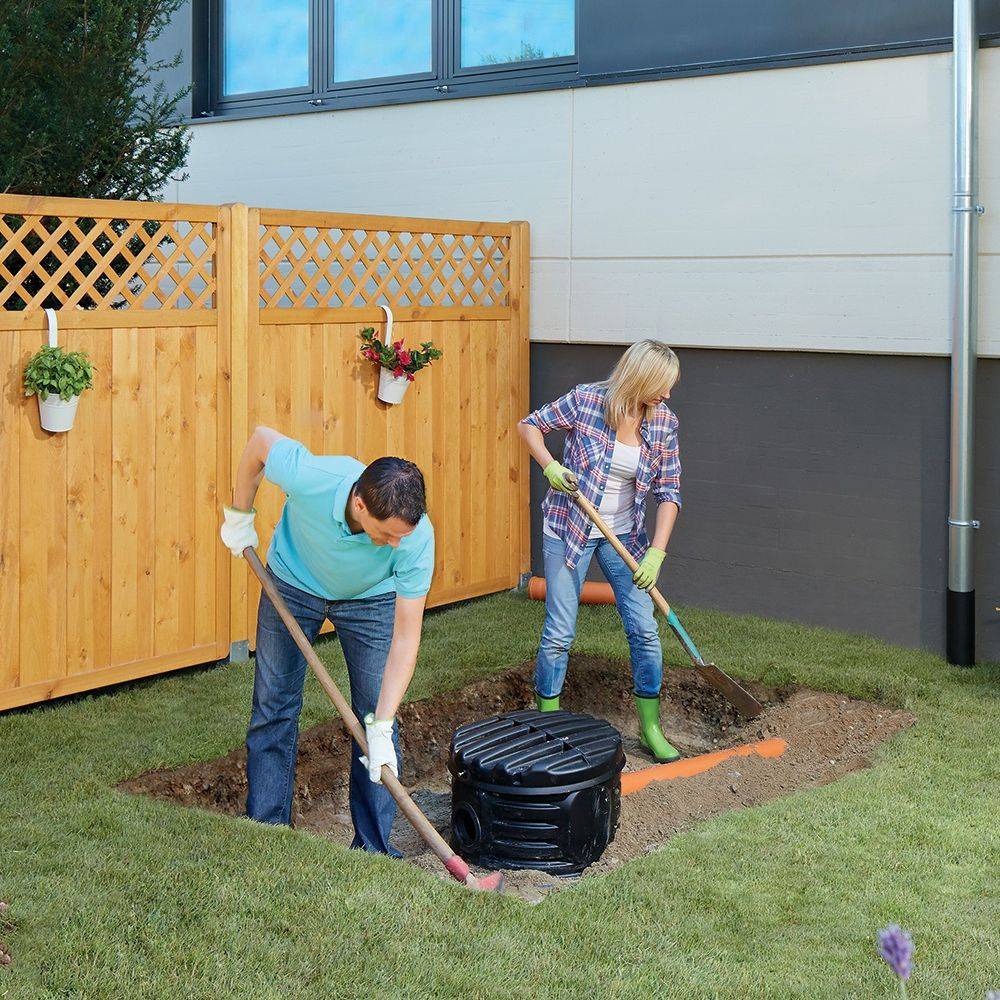 Garantia - Récupérateur d'eau de pluie cuve à enterrer 3000 L bleu – GARANTIA - Image 8