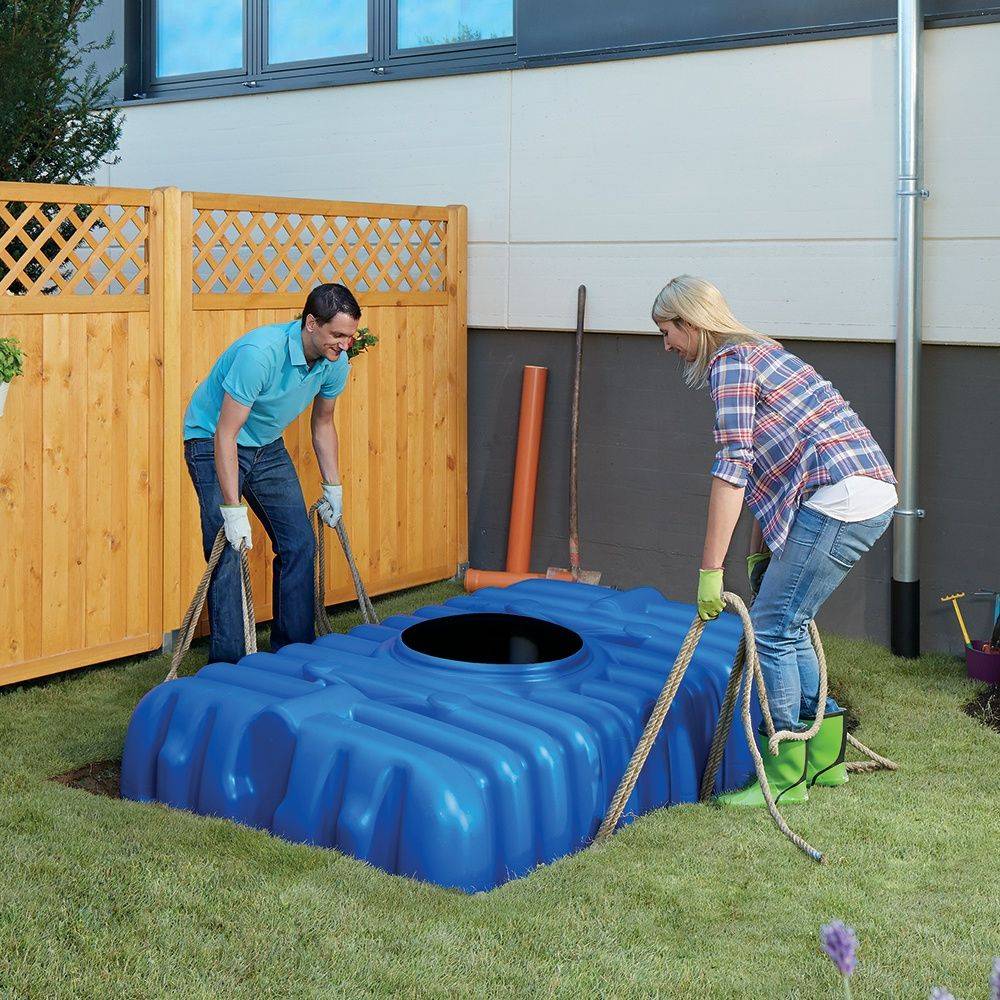 Garantia - Récupérateur d'eau de pluie cuve à enterrer 3000 L bleu – GARANTIA - Image 1