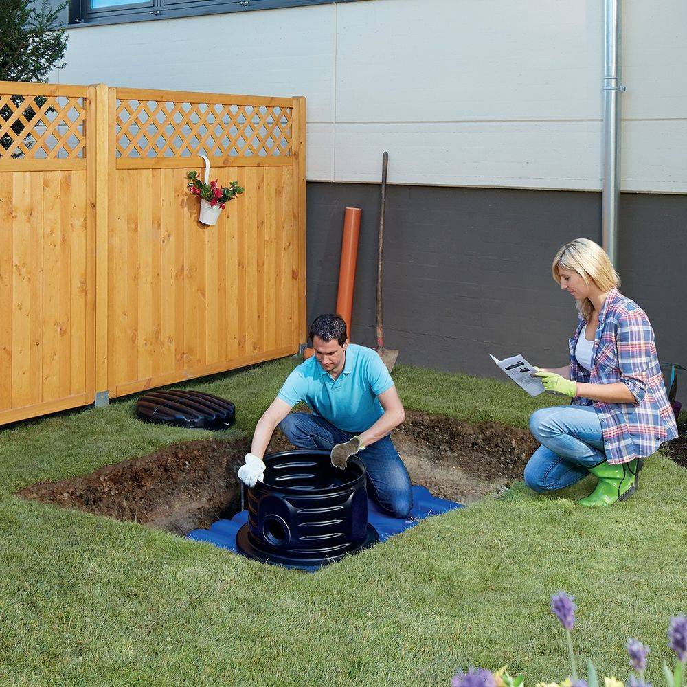 Garantia - Récupérateur d'eau de pluie cuve à enterrer 3000 L bleu – GARANTIA - Image 2