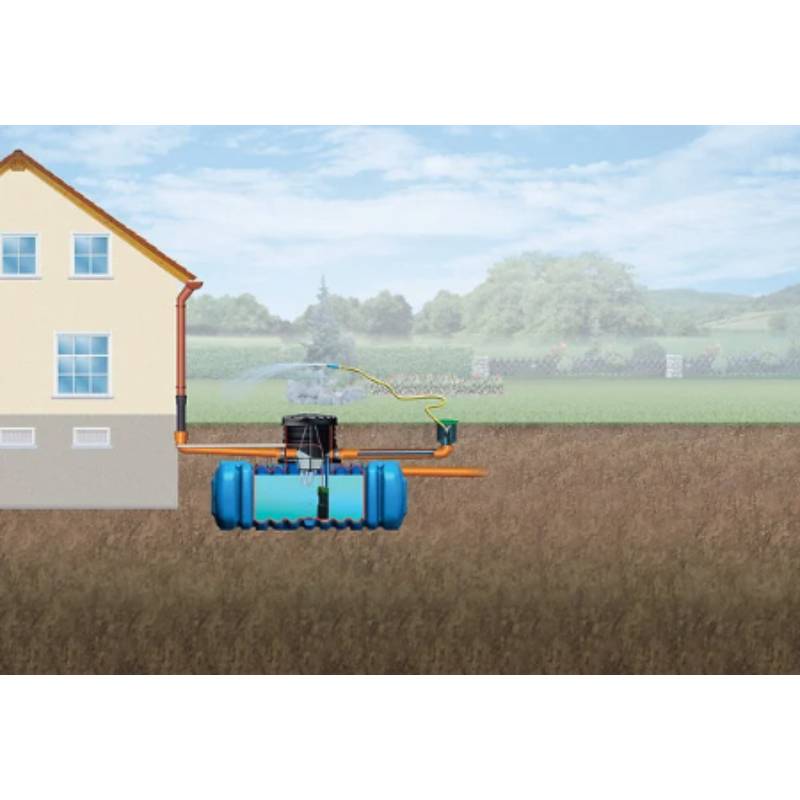 Garantia - Récupérateur d'eau de pluie cuve à enterrer 3000 L bleu – GARANTIA - Image 9
