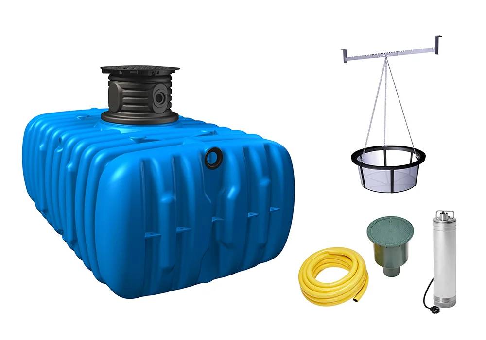 Garantia - Récupérateur d'eau de pluie cuve à enterrer 3000 L bleu – GARANTIA - Image 12
