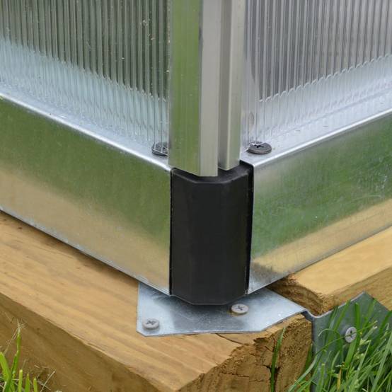 Canopia by Palram - Serre de Jardin Polycarbonate Double Paroi Argent 14,27 m² 601 x 244 x 219 cm - PALRAM - Image 11
