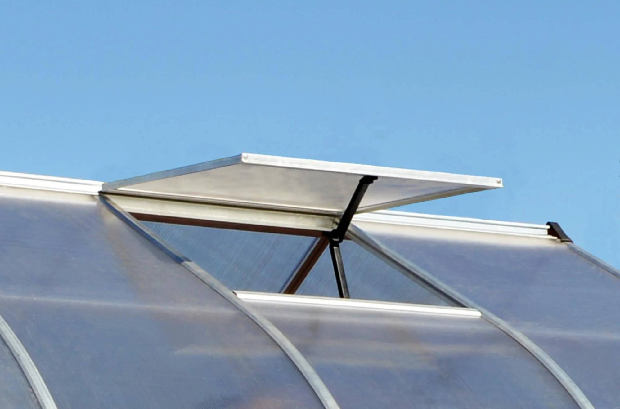 Canopia by Palram - Serre de Jardin Polycarbonate Double Paroi Argent 14,27 m² 601 x 244 x 219 cm - PALRAM - Image 16