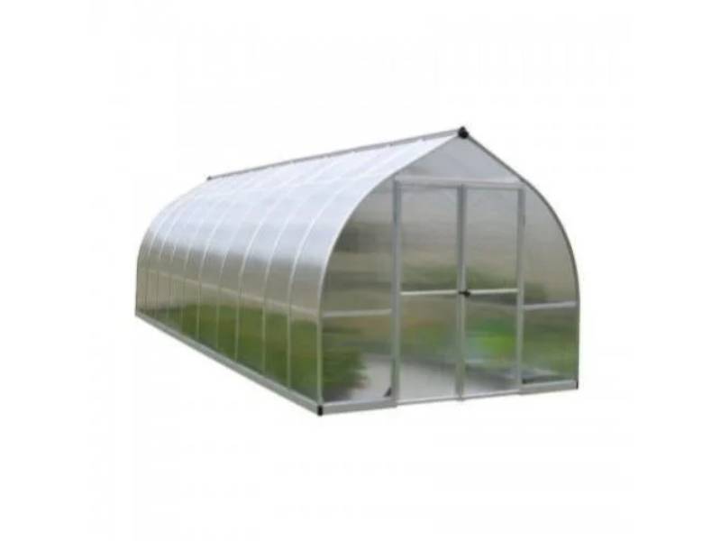 Canopia by Palram - Serre de Jardin Polycarbonate Double Paroi Argent 14,27 m² 601 x 244 x 219 cm - PALRAM - Image 23
