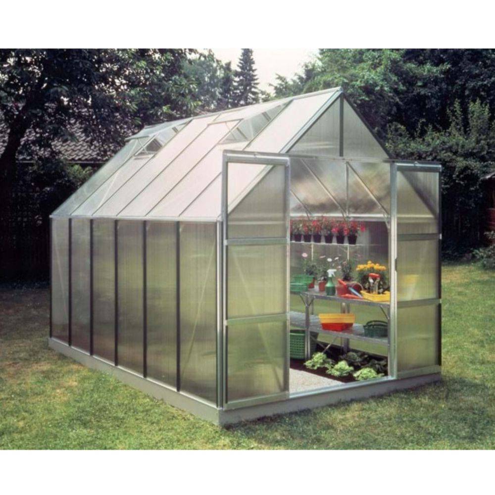 Serre polycarbonate Magnum aluminium 9,90 m² + embase - Halls - Image 1