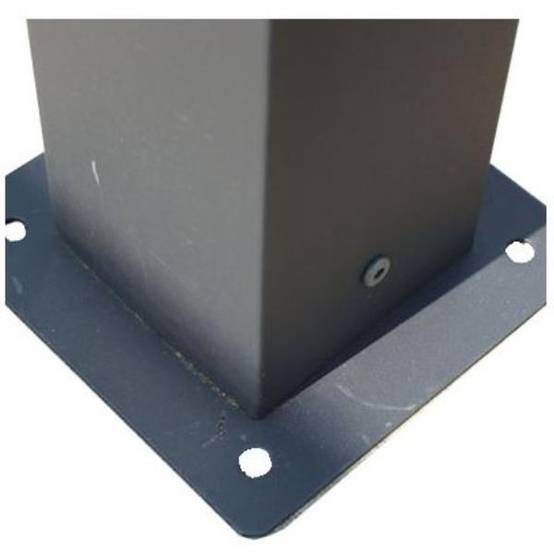 Tonnelle autoportante aluminium + toile coulissante gris 4 x 3 M - Image 3