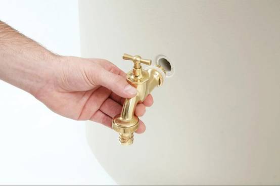 Graf - Récupérateur d'eau de pluie mural 400L Kit Elegance sable – GRAF - Image 7