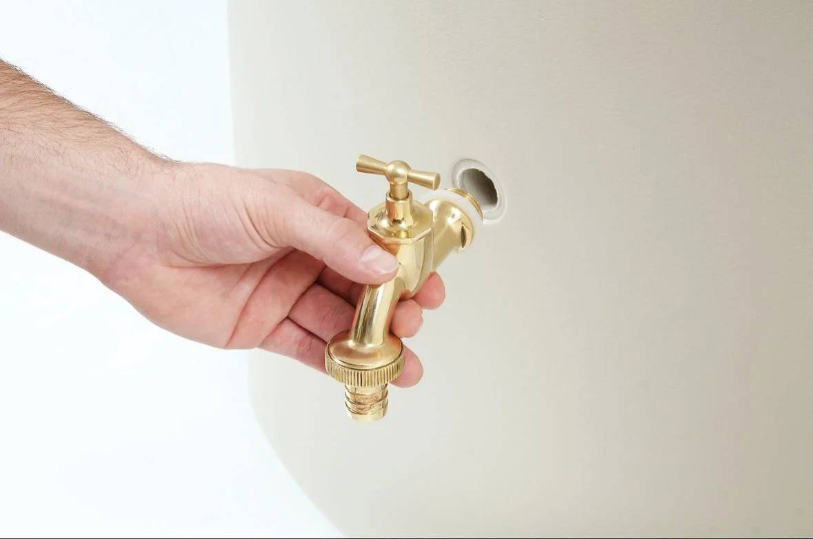Graf - Récupérateur d'eau de pluie mural 400L Kit Elegance sable – GRAF - Image 7