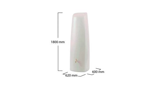 Graf - Récupérateur d'eau de pluie mural 400L Kit Elegance sable – GRAF - Image 8