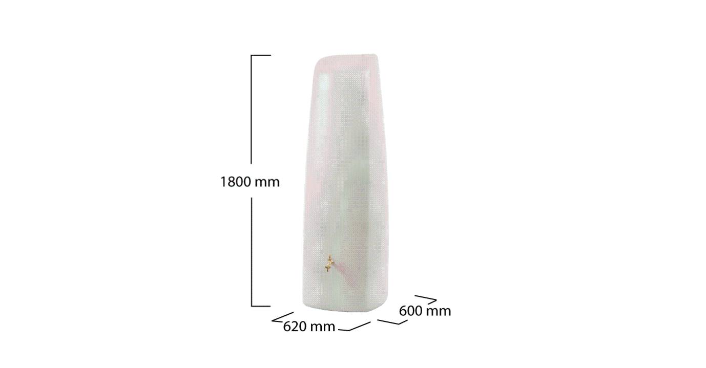 Graf - Récupérateur d'eau de pluie mural 400L Kit Elegance sable – GRAF - Image 8