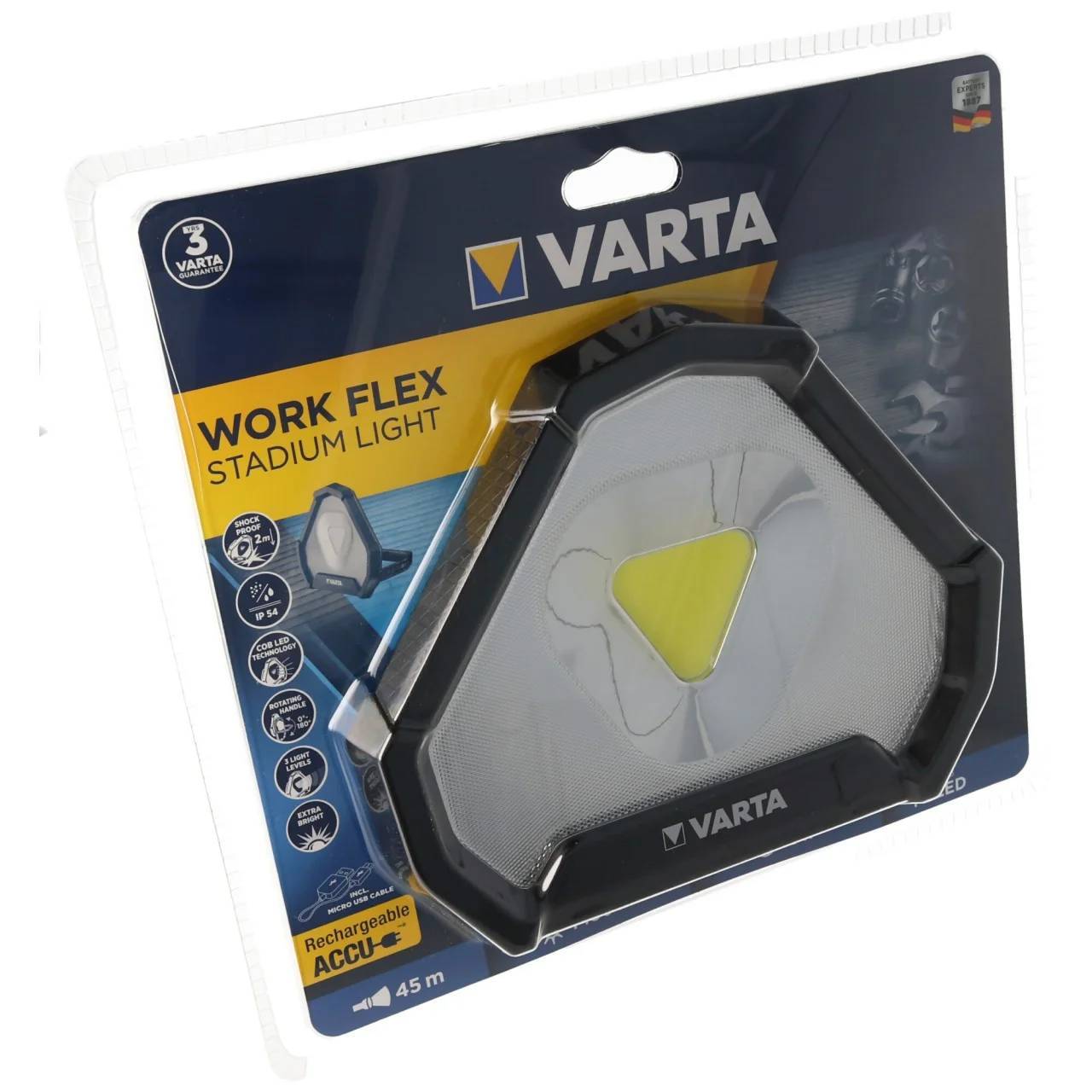 Torche de travail Li-Ion 1450 lm orientable – VARTA - Image 4