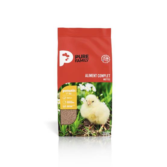 Pure Family - Aliment complet Poussin 20 kg - Pure Family - Image 1