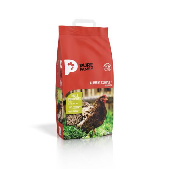 Pure Family - Aliment complet Poule Pondeuse 10 kg - Pure Family - Image 1