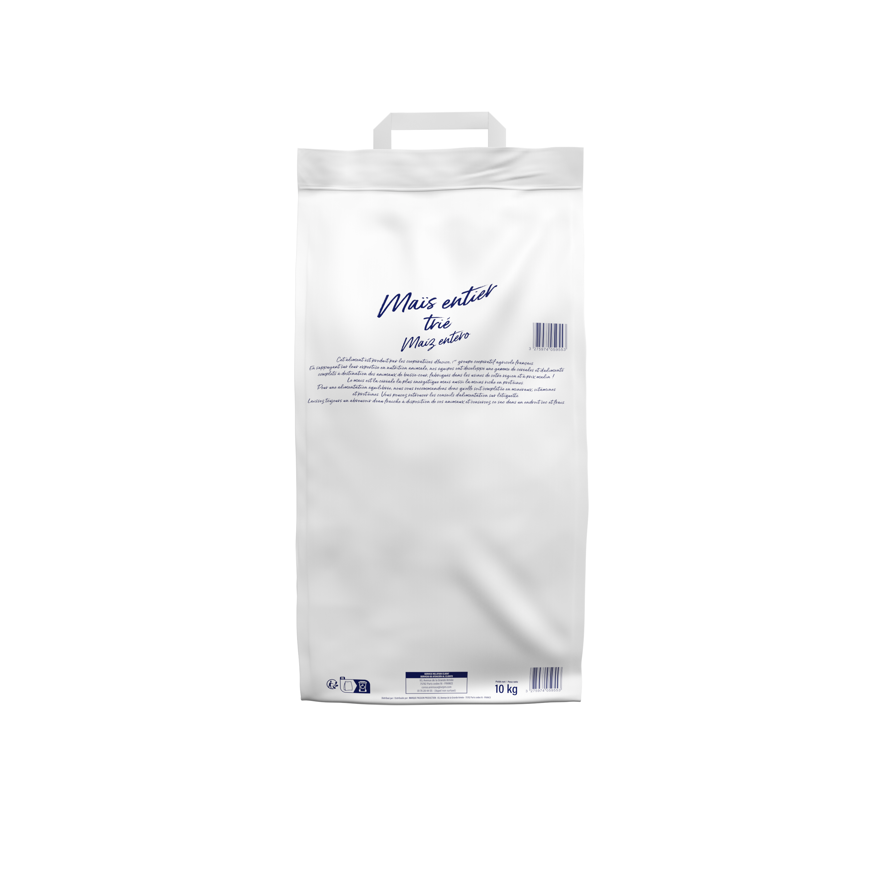 Marque Economique - Maíz entero seleccionado para aves Eco 10 Kg - No Name - Imagen 3