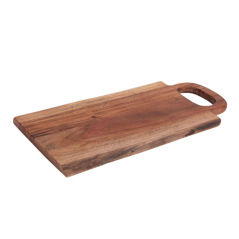 Planche à découper bois acacia marron L 40,5 cm l 20 cm H 2 cm - WILD - Image 1