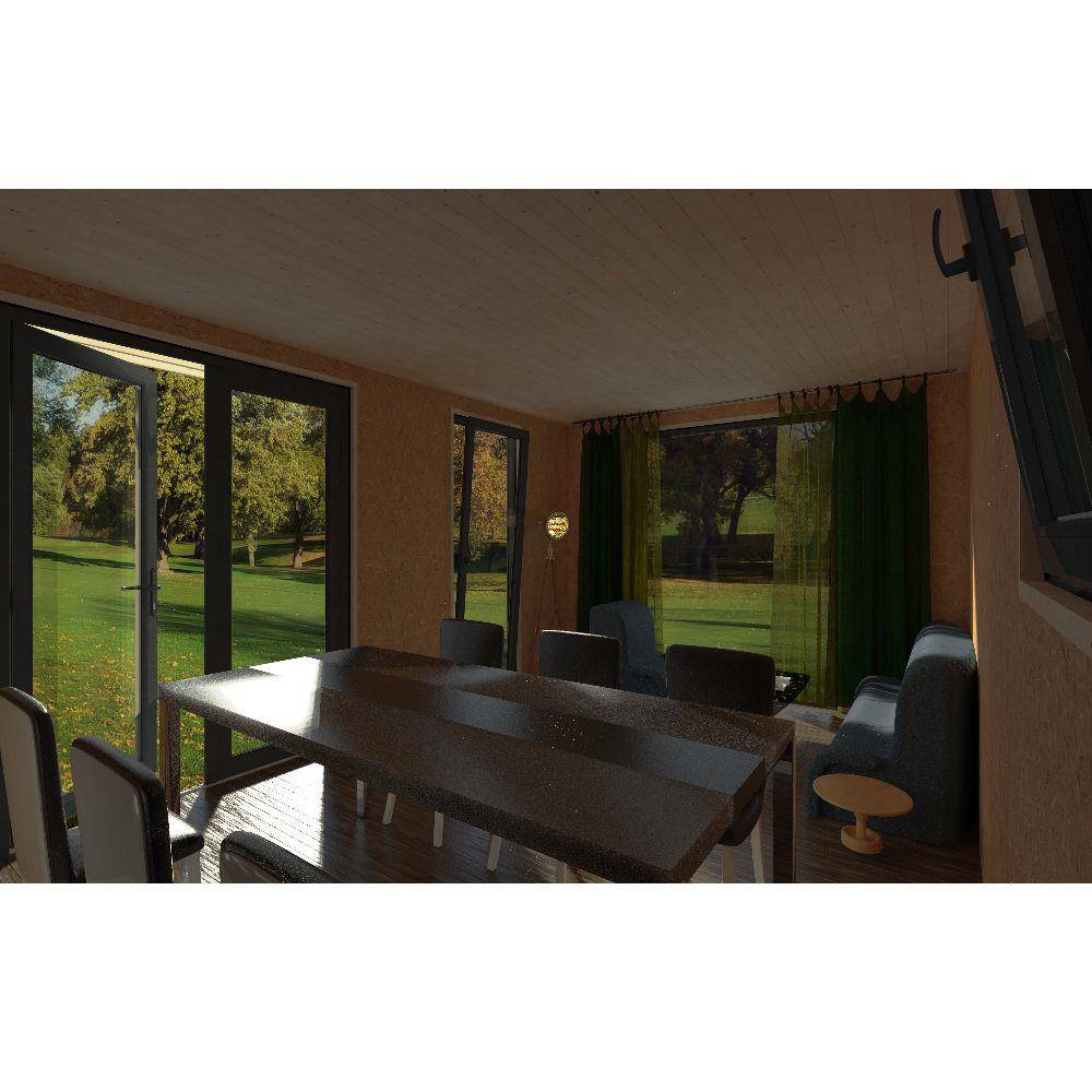 Decor et Jardin - Studio de jardin bois sapin Nord toit plat semi habitable 18,73m² - DECOR ET JARDIN - Image 6