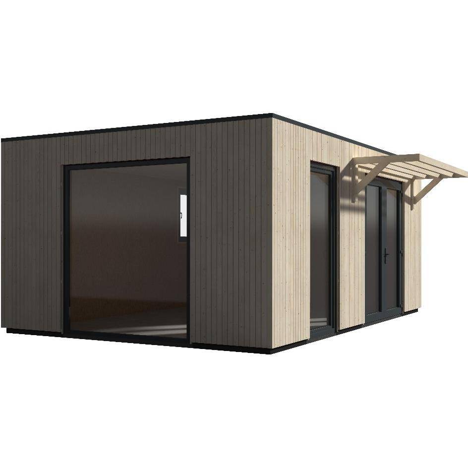 Decor et Jardin - Studio de jardin bois sapin Nord toit plat semi habitable 18,73m² - DECOR ET JARDIN - Image 7