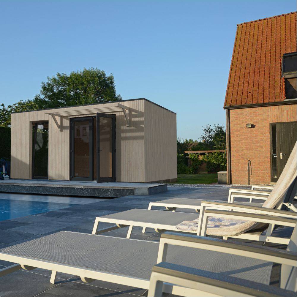Decor et Jardin - Studio de jardin bois sapin Nord toit plat semi habitable 18,73m² - DECOR ET JARDIN - Image 2