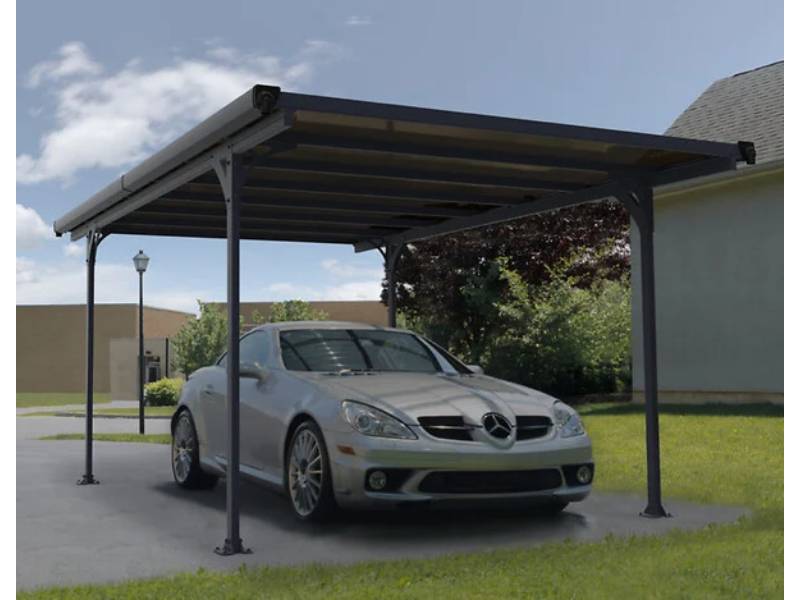 Canopia by Palram - Carport polycarbonate aluminium gris anthracite – PALRAM - Image 7