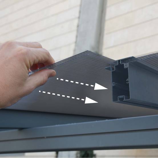 Canopia by Palram - Carport polycarbonate aluminium gris anthracite – PALRAM - Image 9