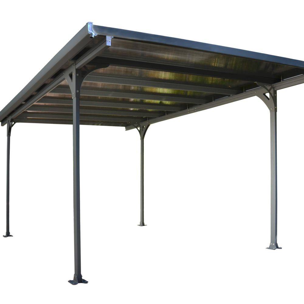 Canopia by Palram - Carport polycarbonate aluminium gris anthracite – PALRAM - Image 1