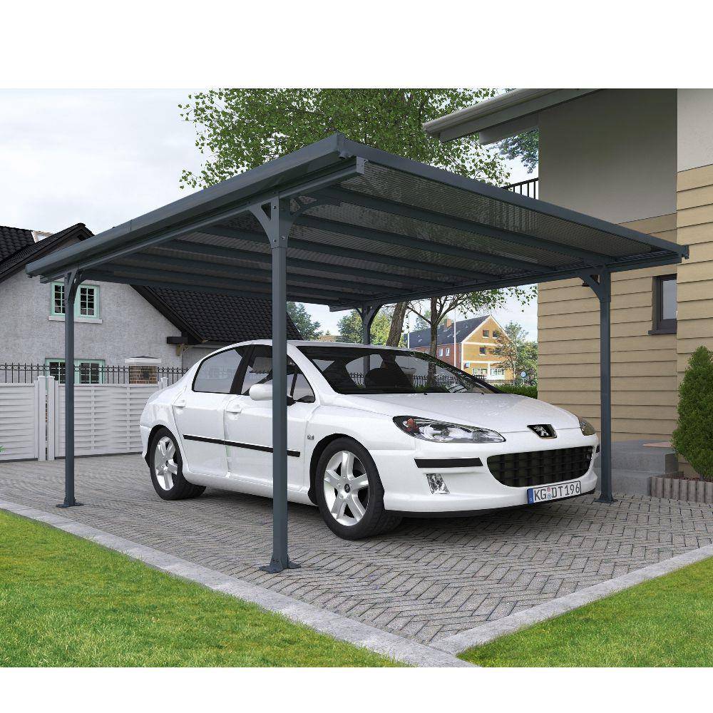 Canopia by Palram - Carport polycarbonate aluminium gris anthracite – PALRAM - Image 4