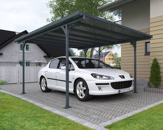 Canopia by Palram - Carport polycarbonate aluminium gris anthracite – PALRAM - Image 14