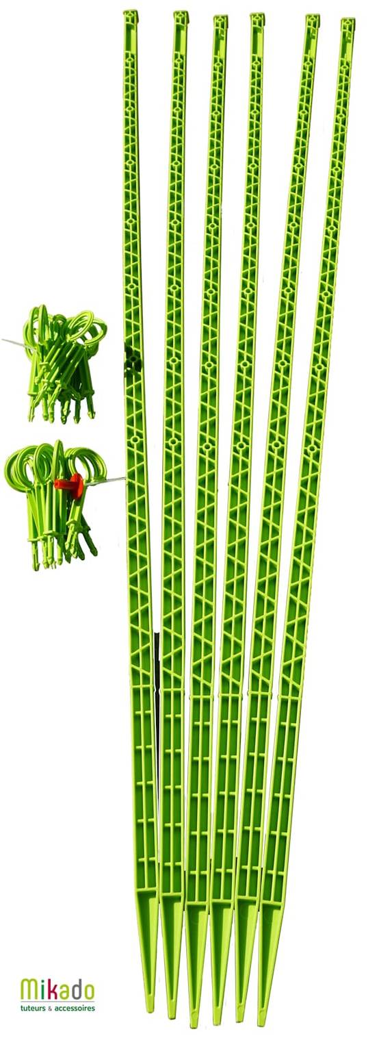 Mikado - Pack tuteurs à tomate plastique - MIKADO - Image 1