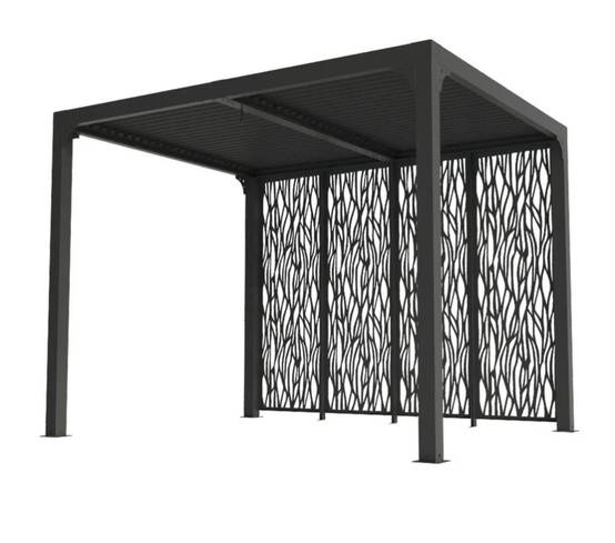 Pergola autoportante biocli alu. avec panneau 7 m2 - Habrita - Image 6