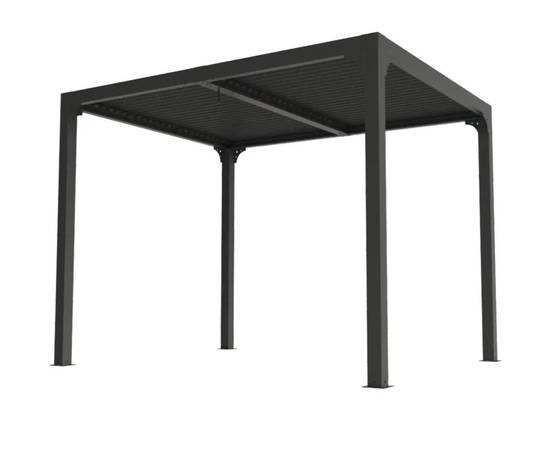Pergola Bioclimatique Gris Anthracite - HABRITA - Image 5