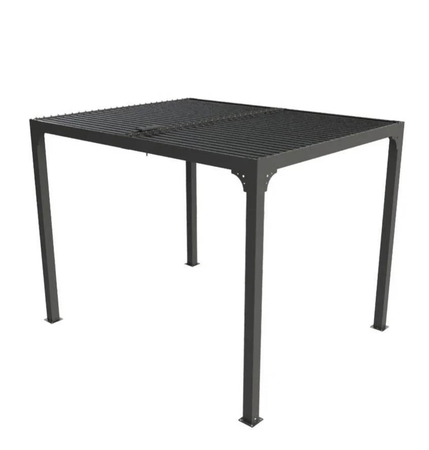 Pergola Bioclimatique Gris Anthracite - HABRITA - Image 8