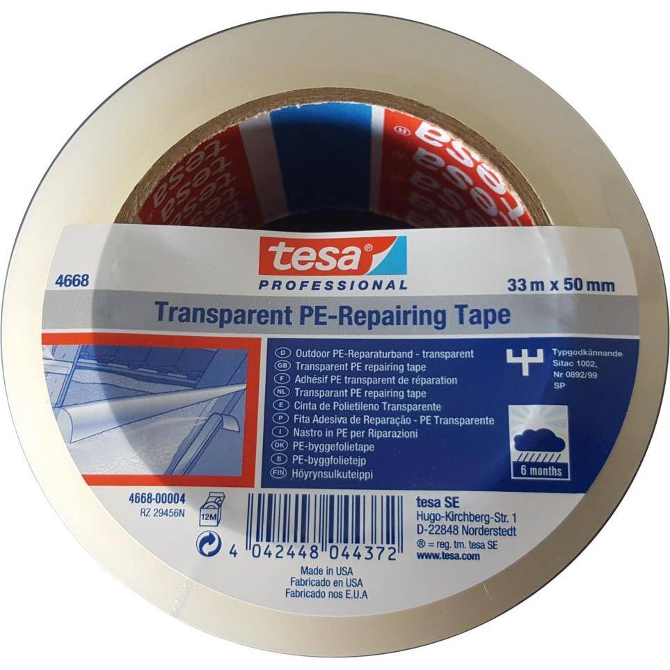 Tesa - Rouleau Adhésif PE Réparation Transparent L.33 m x l.5 cm - Tesa - Image 2