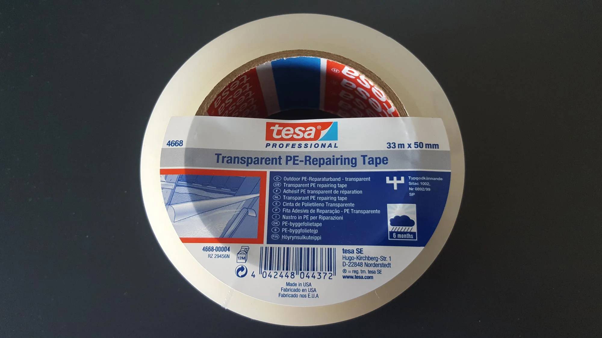 Tesa - Rouleau Adhésif PE Réparation Transparent L.33 m x l.5 cm - Tesa - Image 3