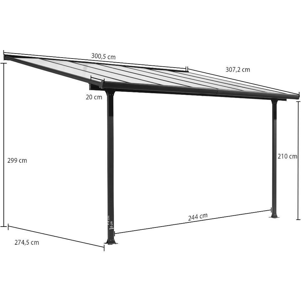 Toit Terrasse Aluminium Gris Anthracite – HABRITA - Image 3