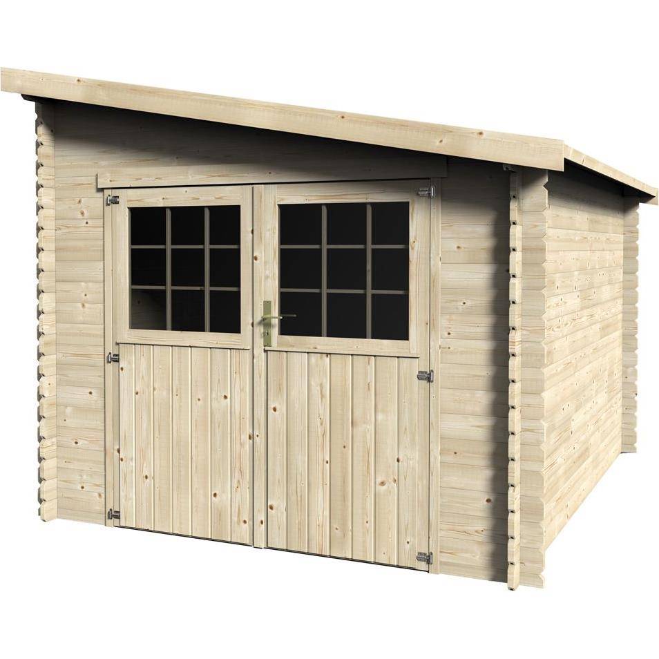 Abri De Jardin Bois Adossable Esprit - DECOR ET JARDIN - Image 3
