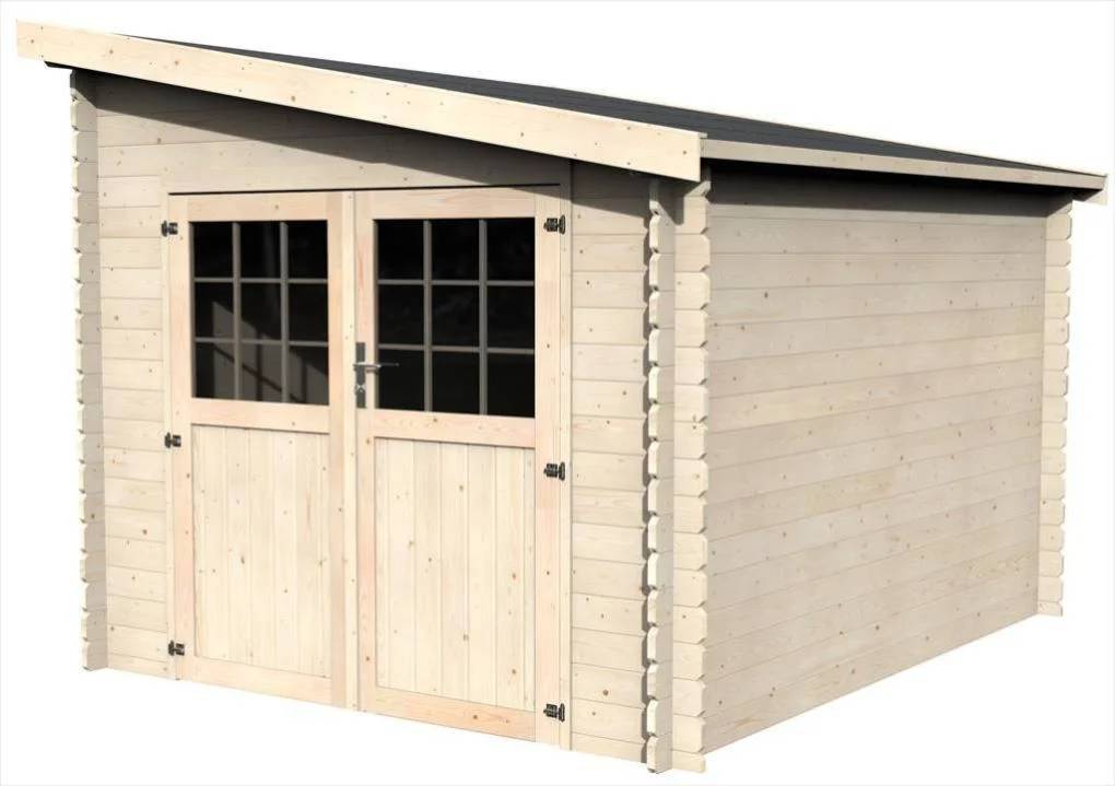 Abri De Jardin Bois Adossable Esprit - DECOR ET JARDIN - Image 5