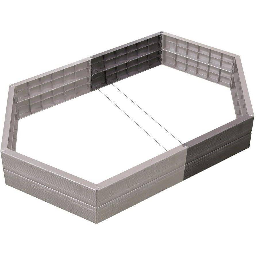 Kit de 2 carrés potager Ergo avec 2 sets d'extension