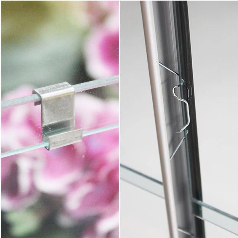 LAMS - Serre de jardin verre trempé aluminium brut 8,1 m² Carvi avec embase - Lams - Imagen 4