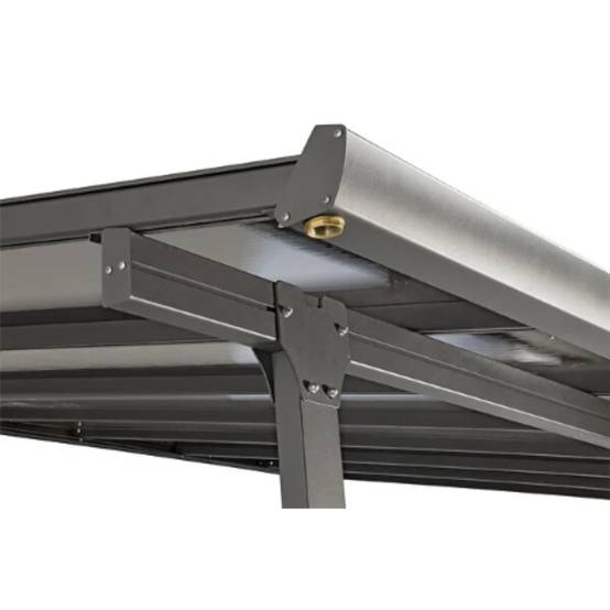 Pergola adossée aluminium avec toit coulissant 12 m2 - Habrita - Image 7